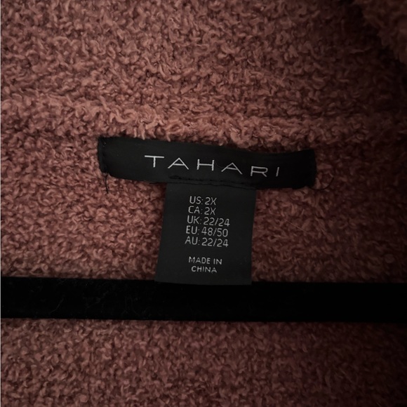Tahari Fuzzy Shacket - Picture 2 of 3